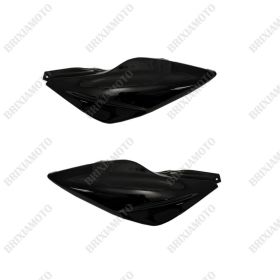 COPPIA FIANCHETTI CARENA CARENE YAMAHA NITRO MBK AEROX NERO POSTERIORI CARENE