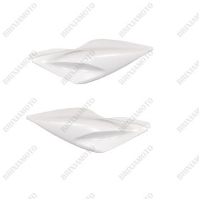 COPPIA FIANCHETTI CARENA CARENE YAMAHA NITRO MBK AEROX BIANCO PERLA POSTERIORI