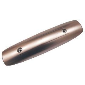 MUFFLER GUARD EXHAUST COVER CHROME SATIN