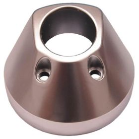 RACING EXHAUST END CAP SATIN CHROME