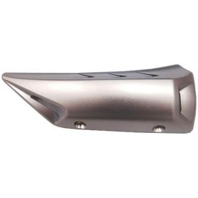 TOP MUFFLER GUARD EXHAUST CHROME SATIN