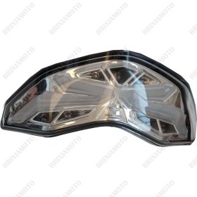 FARO POSTERIORE LED TRASPARENTE OMOLOGATO