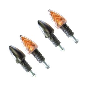 4 FRECCE MOTO CARBON DUCATI MONSTER 696 796 1100 HORNET UNIVERSALI OMOLOGATE