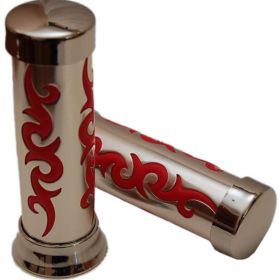 COPPIA MANOPOLE EAGLE CUSTOM CRUISER ROSSO