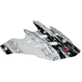PLAQUE FRONTALE BLANC PER CASQUE TRAVERSER FALCON REMPLACEMENT PIÈCE DE RECHANGE