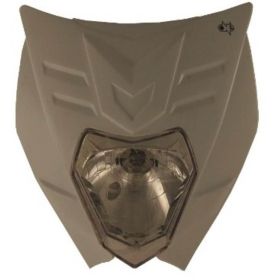 MASK LIGHT WHITE ENDURO HOMOLOGATED FELIX NAKED ENDURO CROSS MOTARD LIGHT