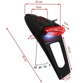 FARO LED ROSSO POST ENDURO OMOLHONDA 230 CRF L 2008-2009