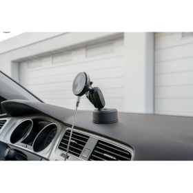 Optiline Mag Orbit Support de téléphone magnétique avec ventouse et chargement sans fil
