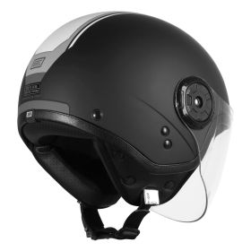 DEMI JET HELMET ORIGINE NEON SCOOP WHITE / BLACK