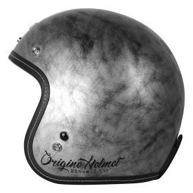 CASQUE JET ORIGINE PRIMO SCACCO ARGENT