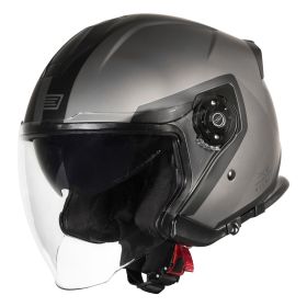 CASQUE JET ORIGINE PALIO 2.0 TECHY NOIR / TITANE