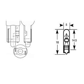 OSRAM 2721 Motorcycle bulb