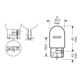OSRAM 7505 MOTORCYCLE BULB