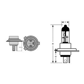 LAMPADA OSRAM HS1 35/35W PX43T OR.LINE