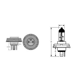 Motorrad lampe OSRAM 64198SB