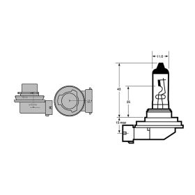 AMPOULE DE MOTO OSRAM 64211