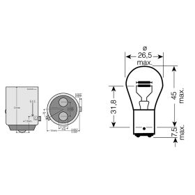 OSRAM 7225 Motorcycle bulb