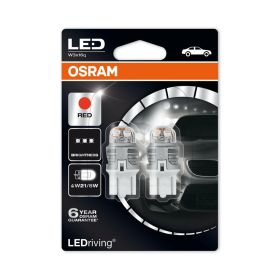 Osram LEDriving Retrofit Premium 12V W21/5W W3x16q 2pcs Red Bulb