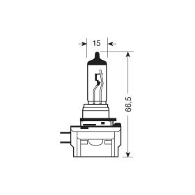 Osram Original Line H11B 12V 55W PGJY19-2 Bulb