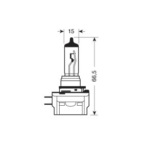 Lampada Osram Original Line H8B 12V 35W PGJY19-1
