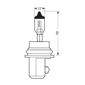 Osram Original Line HB5 12V 60/55W PX29t Bulb