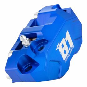 OTTOPUNTOUNO Hurricane Brake Caliper 4 Pistons CNC Aluminum Blue 84 mm Holes