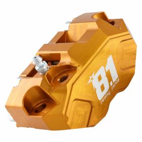 OTTOPUNTOUNO Hurricane Brake Caliper 4 Piston CNC Aluminum Orange 84 mm
