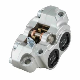 OTTOPUNTOUNO radial brake caliper 4 pistons CNC aluminum silver/black 84 mm