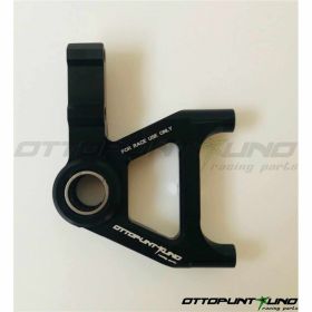 Supporto OTTOPUNTOUNO Pinza Freno Anteriore 84 mm Alluminio CNC Nero Anodizzato