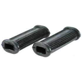 PASCOLI Fußstütze Gummi 10x20x85 mm schwarz Packung mit 2 Stück