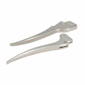 Kit d'embrayage/de frein en aluminium argenté PASCOLI 2 pièces