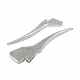 Kit d'embrayage/de frein en aluminium argenté PASCOLI 2 pièces