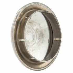 PASCOLI Dust Cap Brake 35 mm Polished Stainless Steel