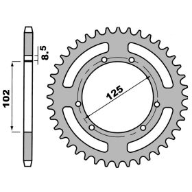 MOTORRAD HINTER KETTENRAD PBR