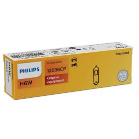 PHILIPS 12V 6W BAX9s h6 ampoule