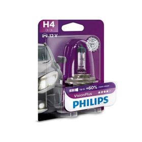 PHILIPS 12V 60/55W H4 Vision Plus Bulb