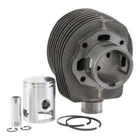 Kit PIAGGIO Cilindro Ghisa Nodulare 125 cc 3 Travasi 52,5mm Corsa 57mm senza Testa
