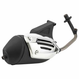 Silencieux en acier PIAGGIO Euro3 avec protection thermique