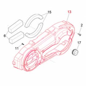 PIAGGIO 1A005445 Transmission casing