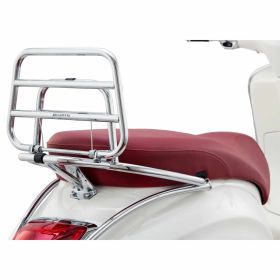 PIAGGIO Hinterer klappbarer Gepäckträger 32x22 cm in Chrom mit hoher Tragfähigkeit
