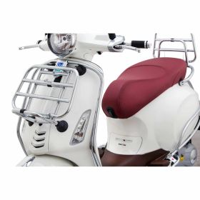 Support de bagages pliant avant 35x24 cm en chrome pour moto/scooter
