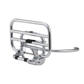 PIAGGIO Hinterer klappbarer Gepäckträger 33x22 cm in Chrom