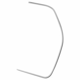 Bordo PIAGGIO scudo sinistro in plastica argento lucente