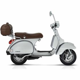 SIÈGE PIAGGIO 70 ANS avec sangle sans verrou de direction garniture beige