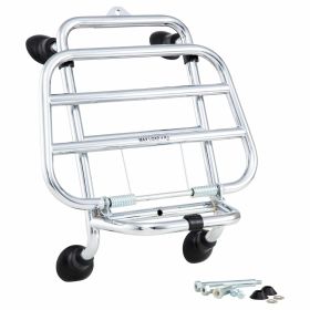 PIAGGIO vorderer klappbarer Gepäckträger 33x22 cm verchromt