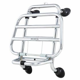 PIAGGIO vorderer klappbarer Gepäckträger 33x22 cm verchromt