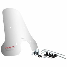 Parabrezza PIAGGIO 550 mm chiaro 710 mm con materiale di montaggio omologato