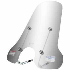 Parabrezza PIAGGIO 550 mm chiaro 710 mm con materiale di montaggio omologato