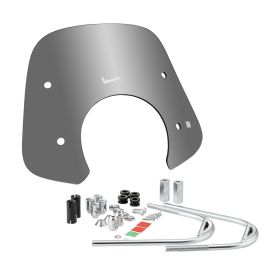 PIAGGIO CRUISER Windshield 170x480 mm approved for mounting material included