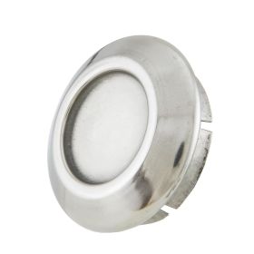 Capuchon de poussière de tambour avant PIAGGIO 36 mm en acier inoxydable poli